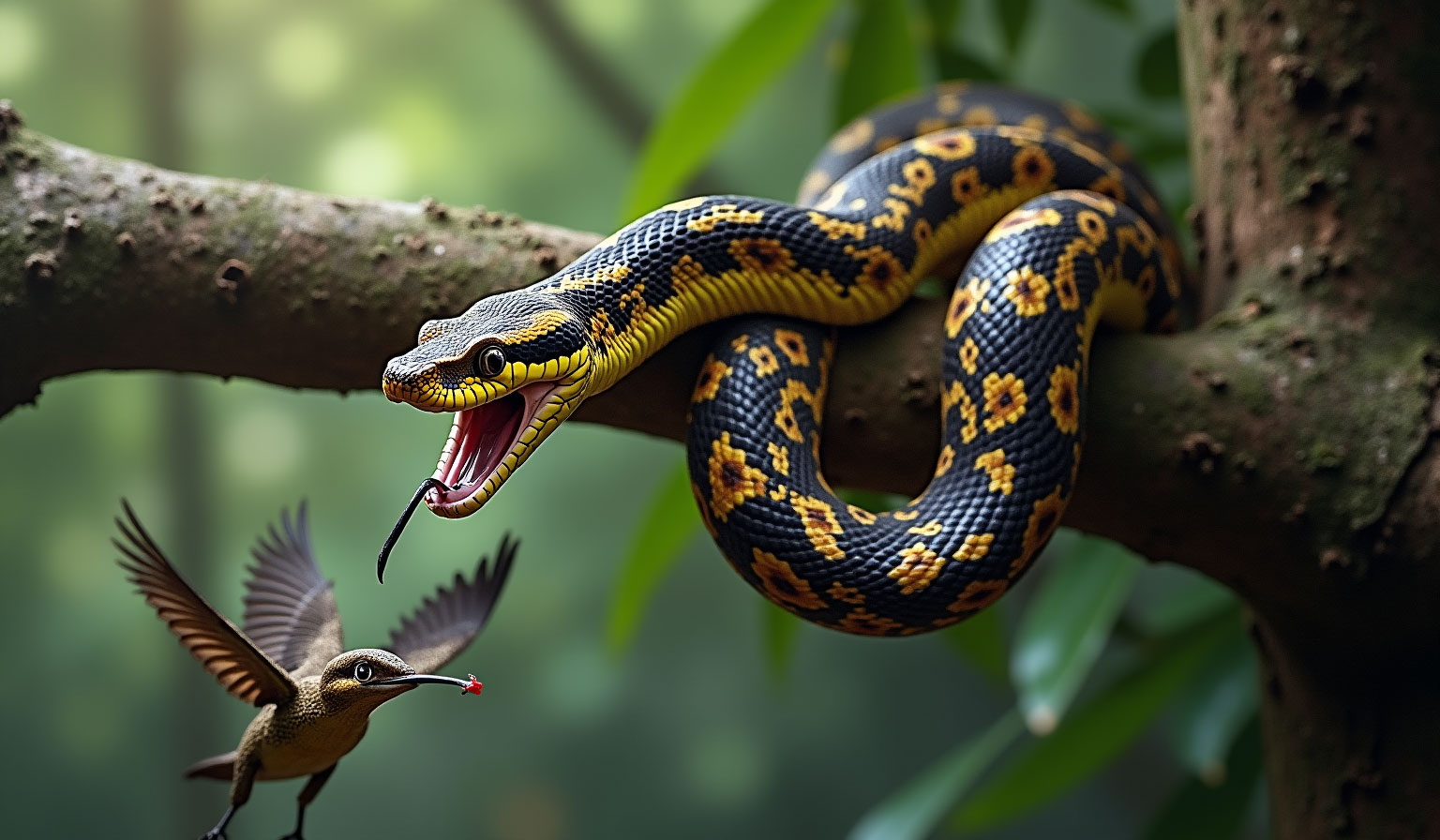 Python Snake In The Wild 5